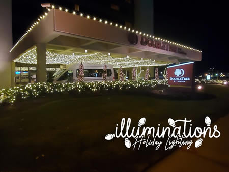 The Christmas Experience at DoubleTree Binghamton, decorated by Illuminations Holiday Lighting