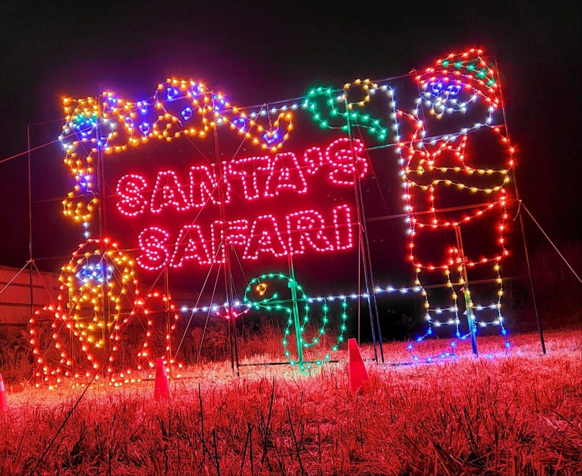 Drive thru Christmas display